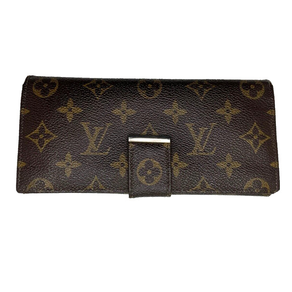 Louis Vuitton Monogram Clutch Wallet Vintage Cowhide Leather EUC - Picture 3 of 8